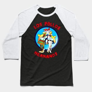 Los Pollos Hermanos Glosy Baseball T-Shirt